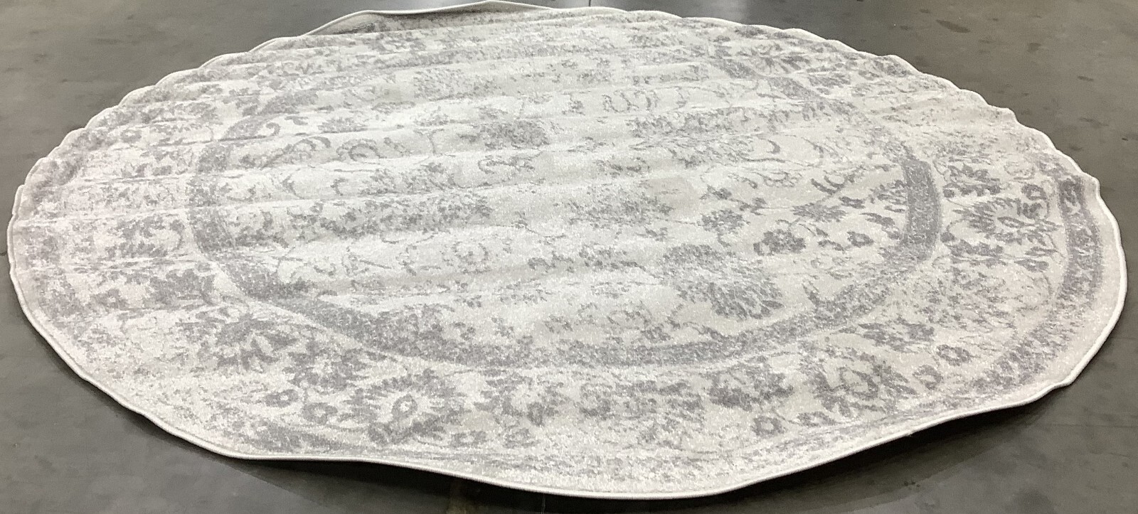 IVORY / SILVER 8′-0″ x 8′-0″ Flaw in Rug, Reduced Price 1172677638 ADR109C-8R
