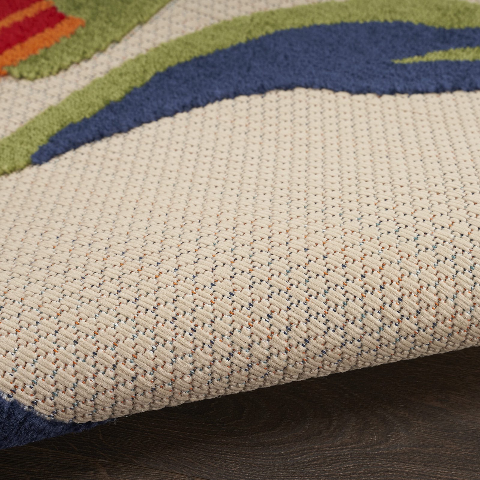 Home Aloha Multicolor 5’3″ x 7’5″ Area Rug – Easy Clean, Non Shedding, Bed Ro…