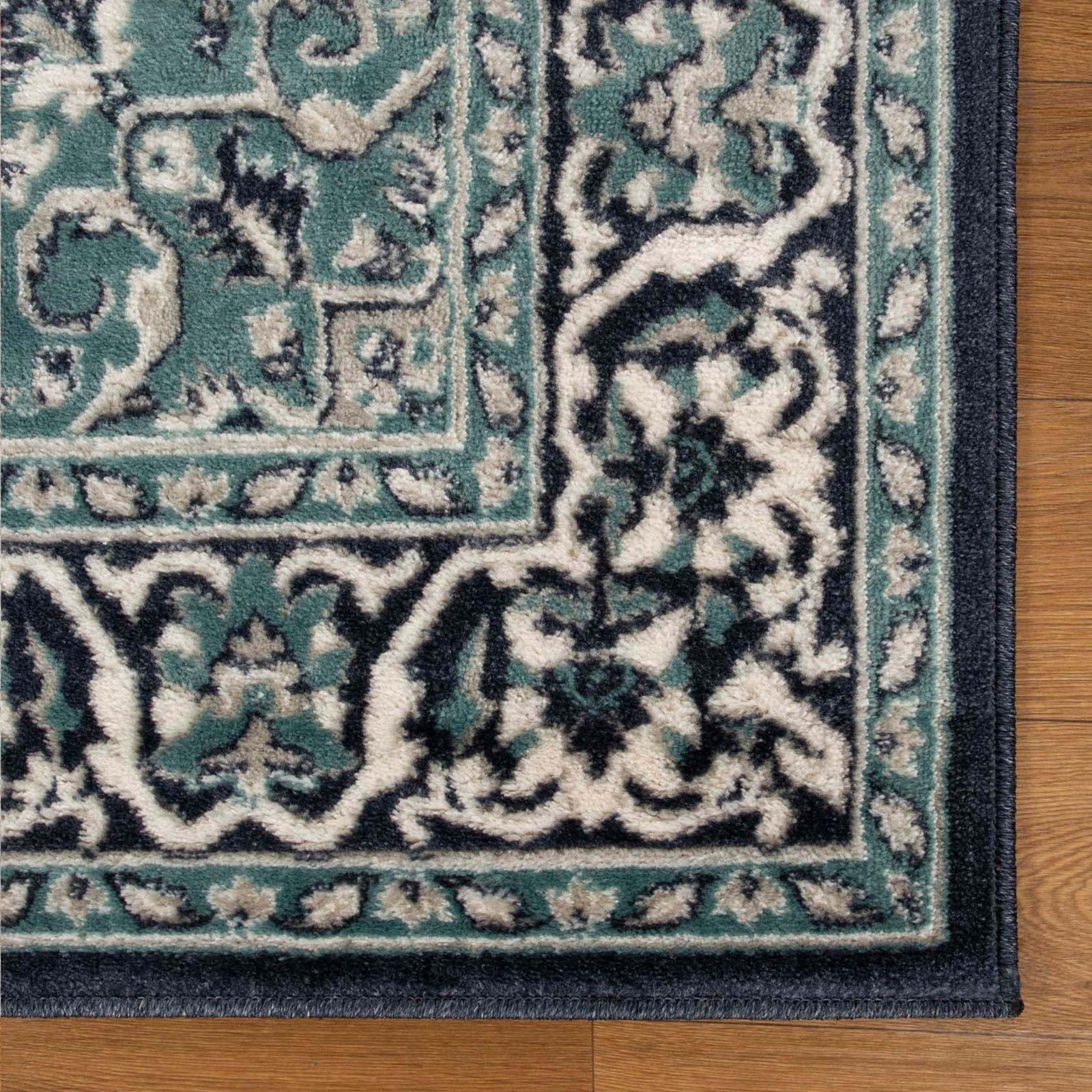 Floral Medallion Indoor Runner Rug 5’x8′ – Traditional Home Decor for Hallway, E