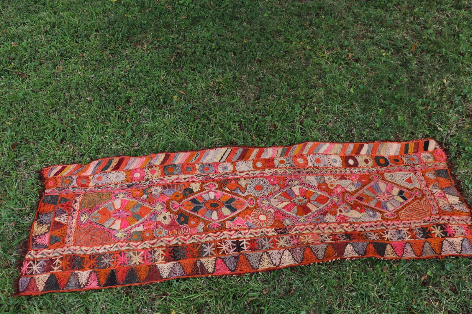Kilm Arabi Rugs Schumack-Super Arabi Handmade EMBROIDERED WOOL WEDDING Blanket
