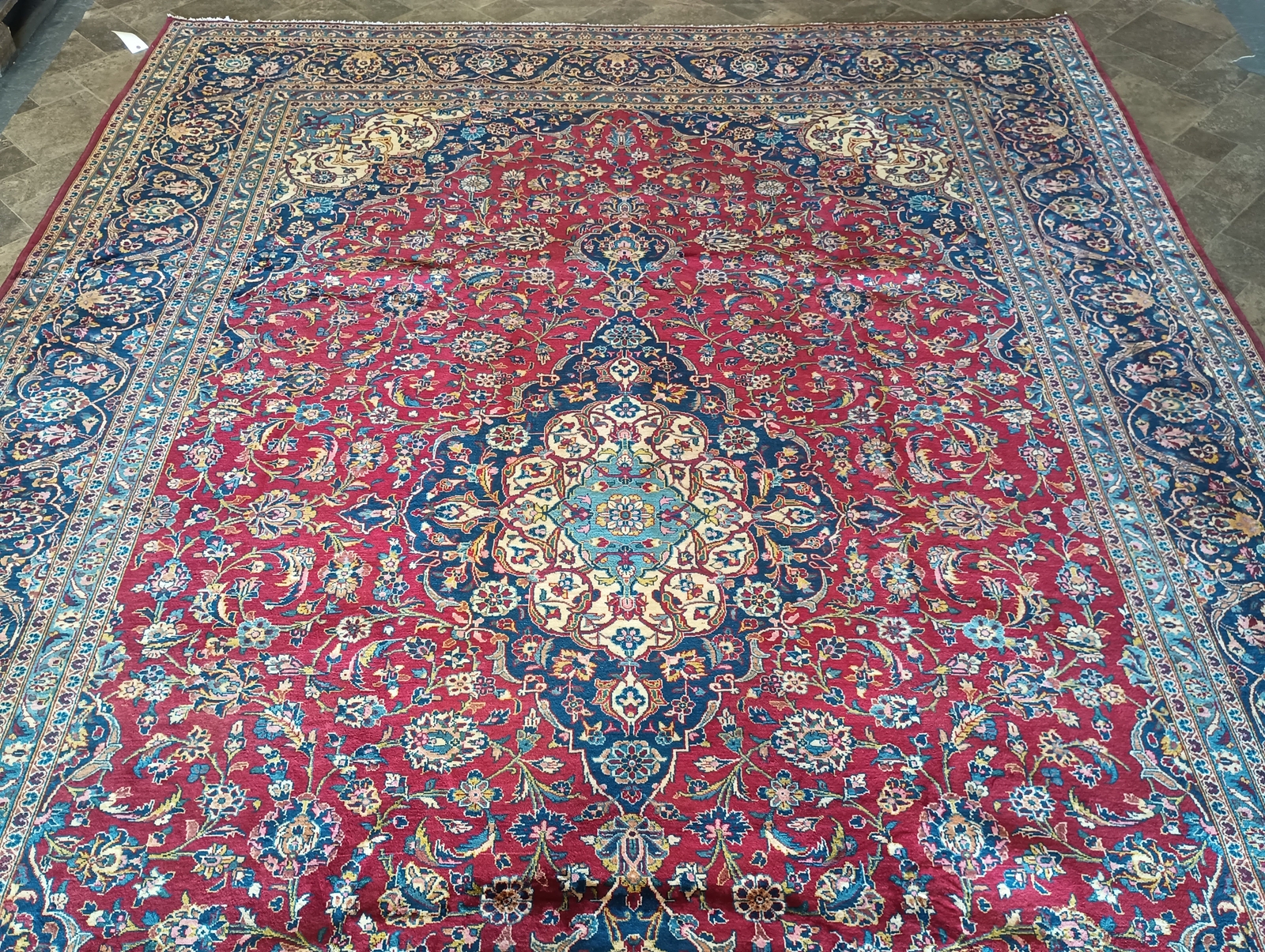 10′ x 13′ Classic Traditional Perssian Kashaan rug #F-6072