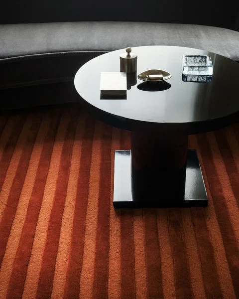 Nordic Knots Park Burgundy Rug Wool Textured Hand-Tufted Dark Red -Carpet Rug