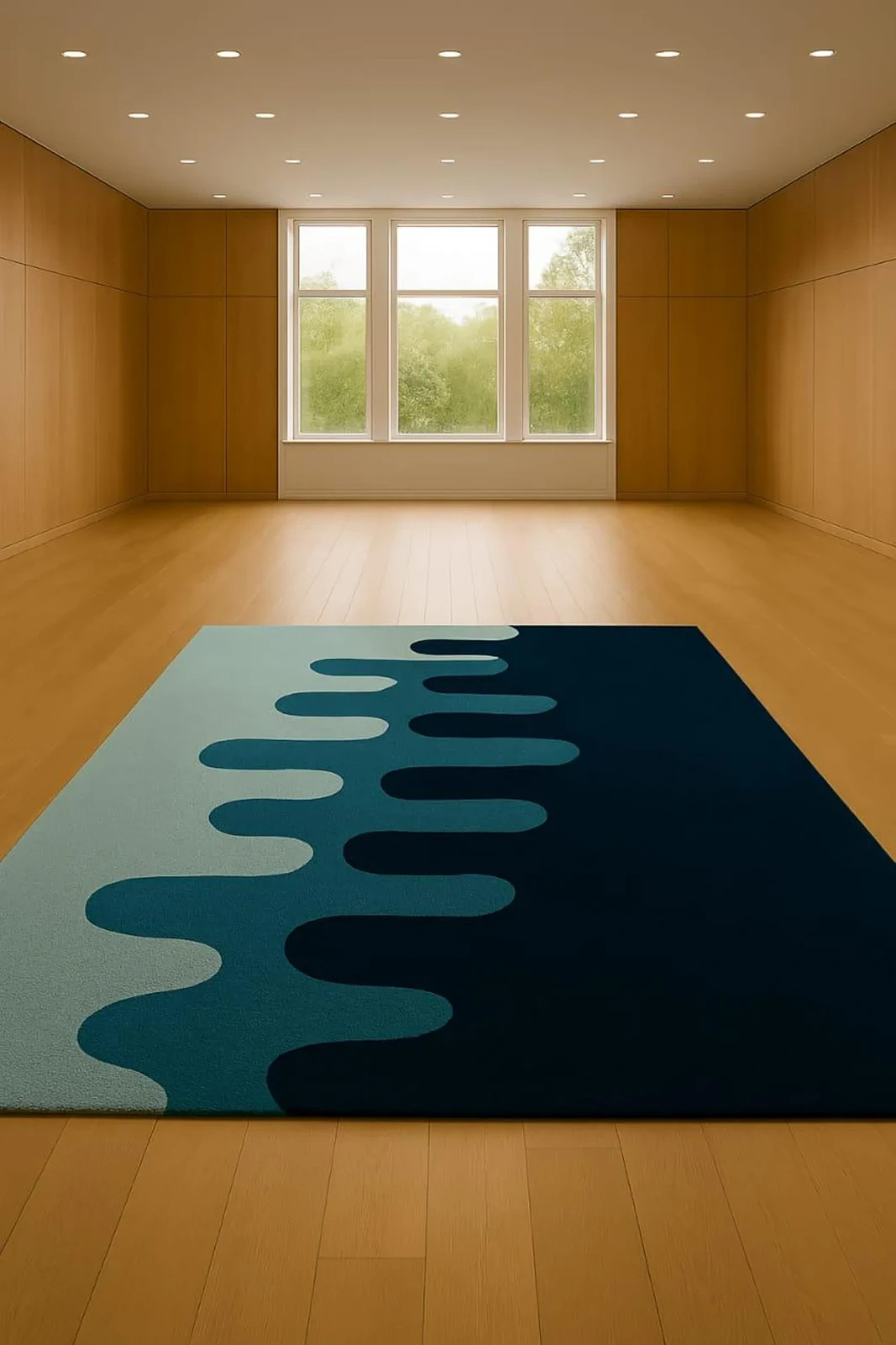 Hand-Tufted Nz Wool Rug, Abstract Modern Home Décor Luxury Color Multi Design Ru