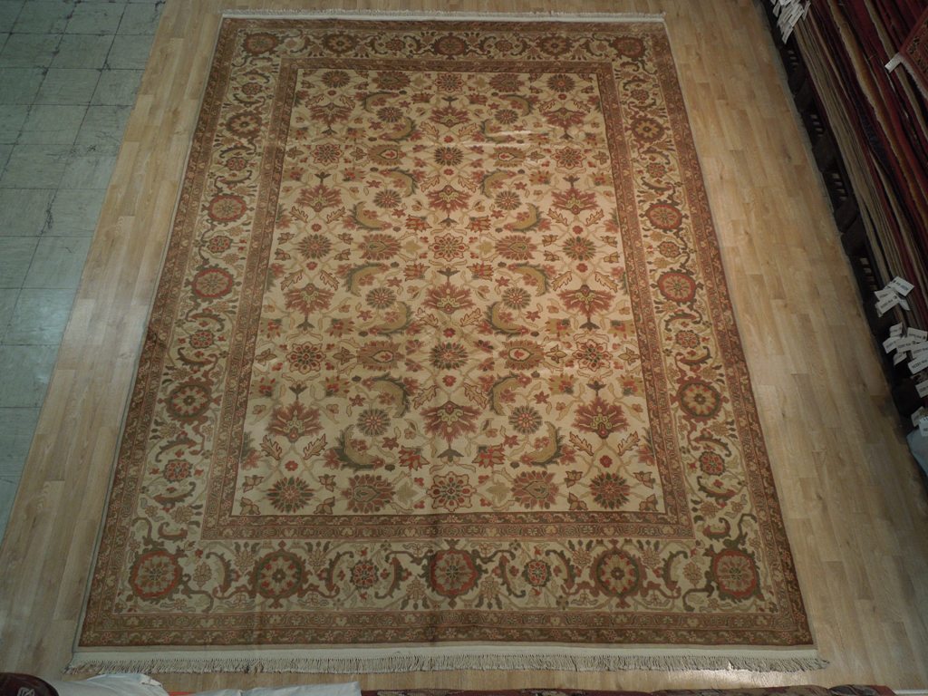 9′ x 12′ Brown Chobi Peshawar Rug #PIX-18884