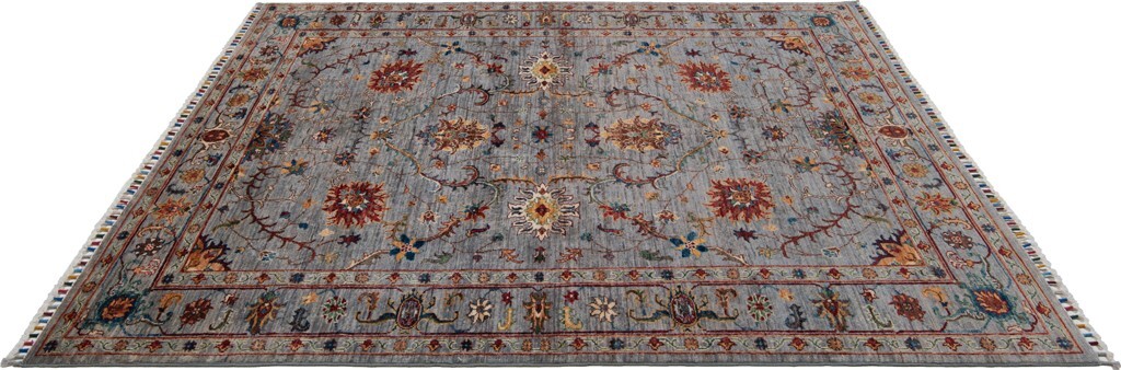 Ziegler Premium Hand-Knotted 202X156 Cm Oriental Carpet, Fine, Carpet, Rug, Blue