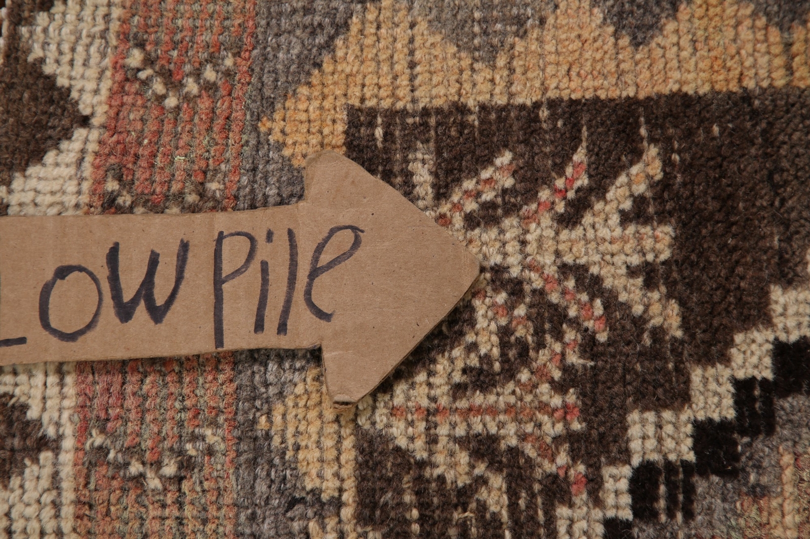 Vintage Muted Tribal Lori Geometric Area Rug 4’x6′ Wool Handmade Nomad Carpet