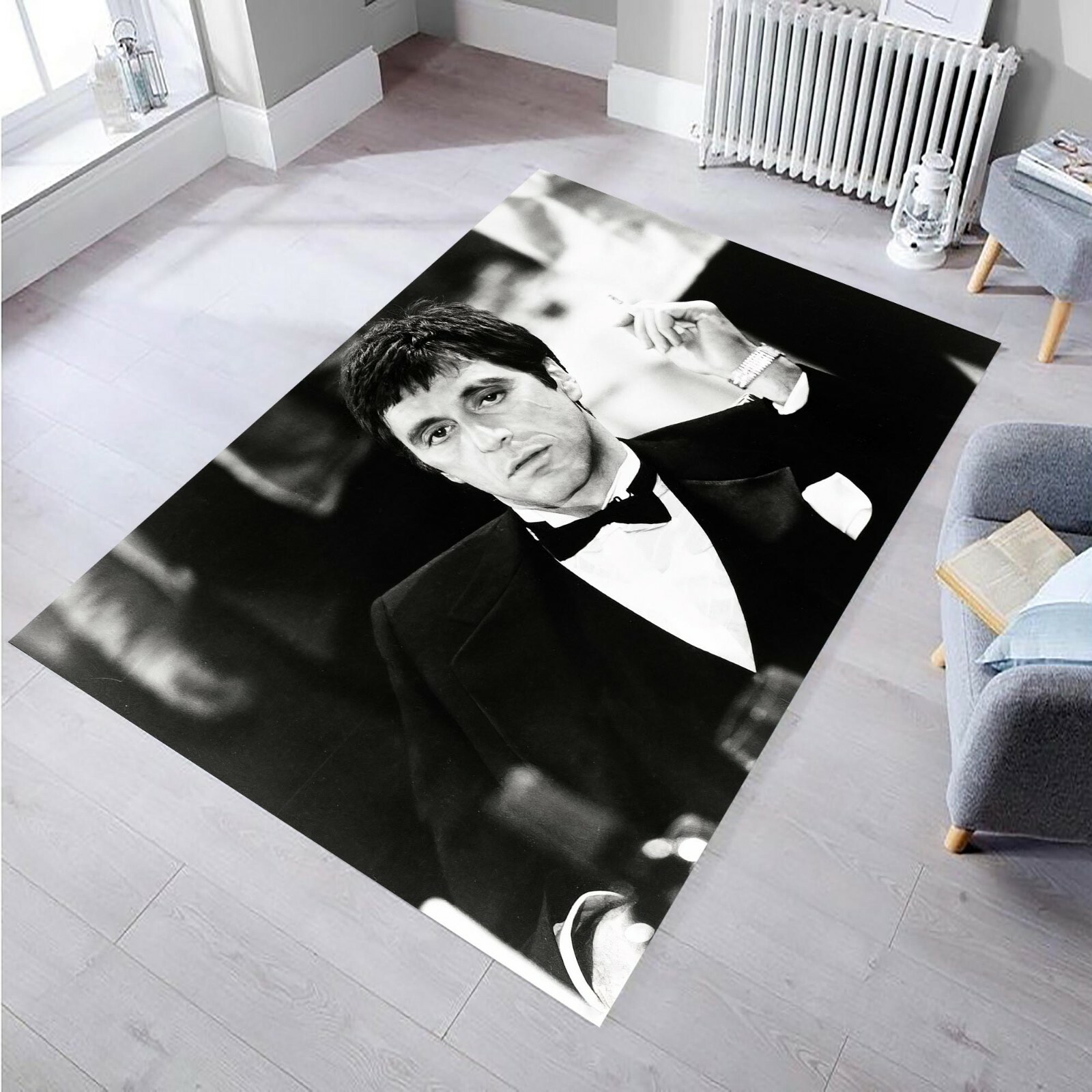 Scarface Rug 3, Fan Rug, Area Rug, Non Slip Floor Carpet, Kids Rug, Popular Rug
