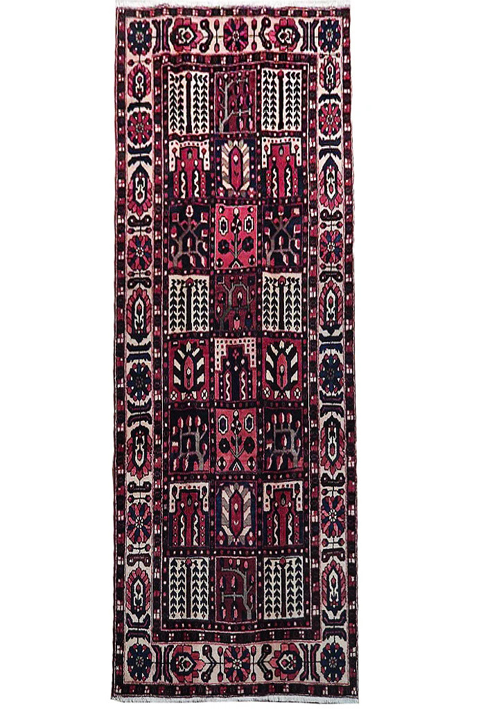 5 x 10 Red Brown Semi Antique Perrsian Bakhtiarii Rug 74484
