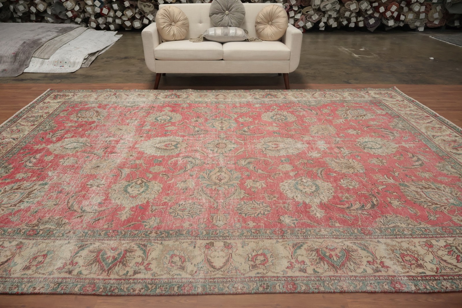 Distressed Classic Vintage Area Rug Perfect for Any Living Space 9×12