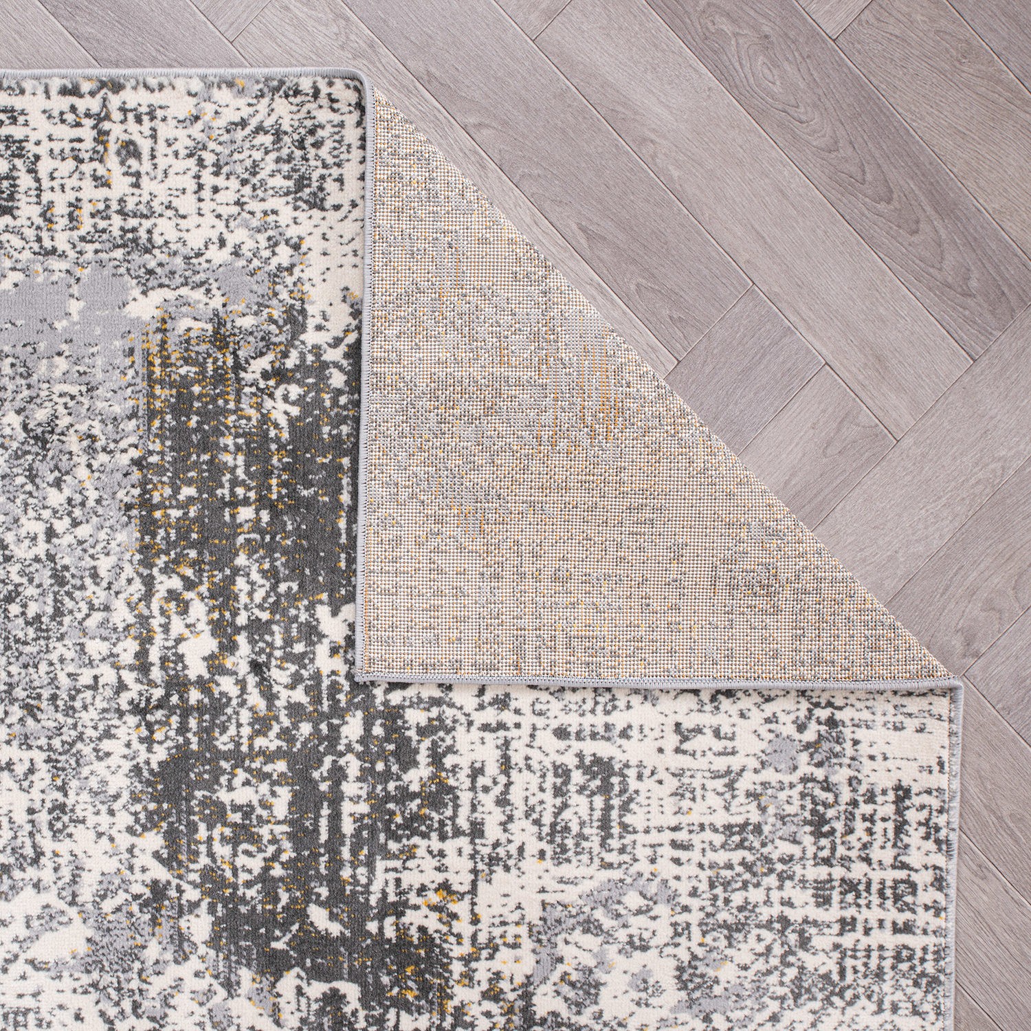 Rugshop Area Rugs Prague Distressed Abstract Jute Rug Bedroom Carpet 3×5 Rugs