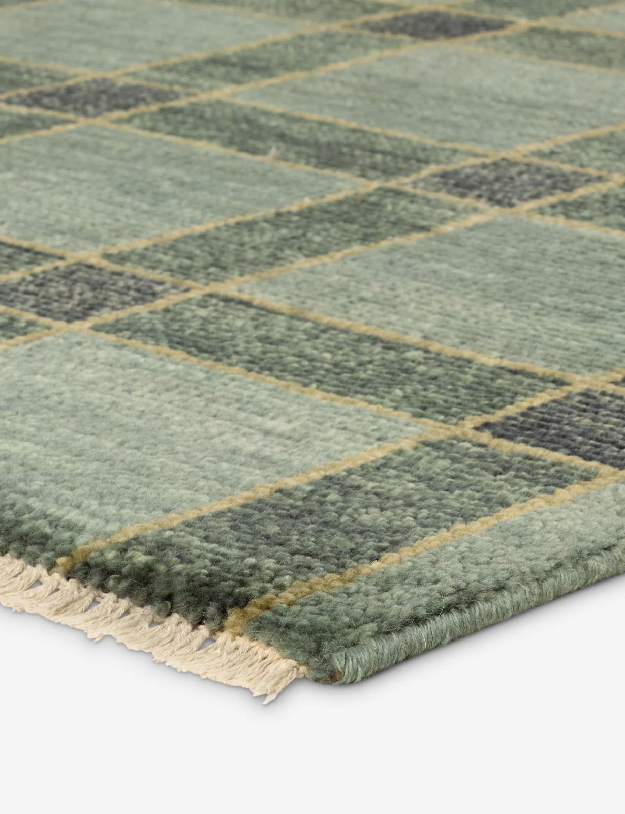 Modern Pavez Hand Knotted Wool Area Rug for Living Room, Bedroom & Any Room