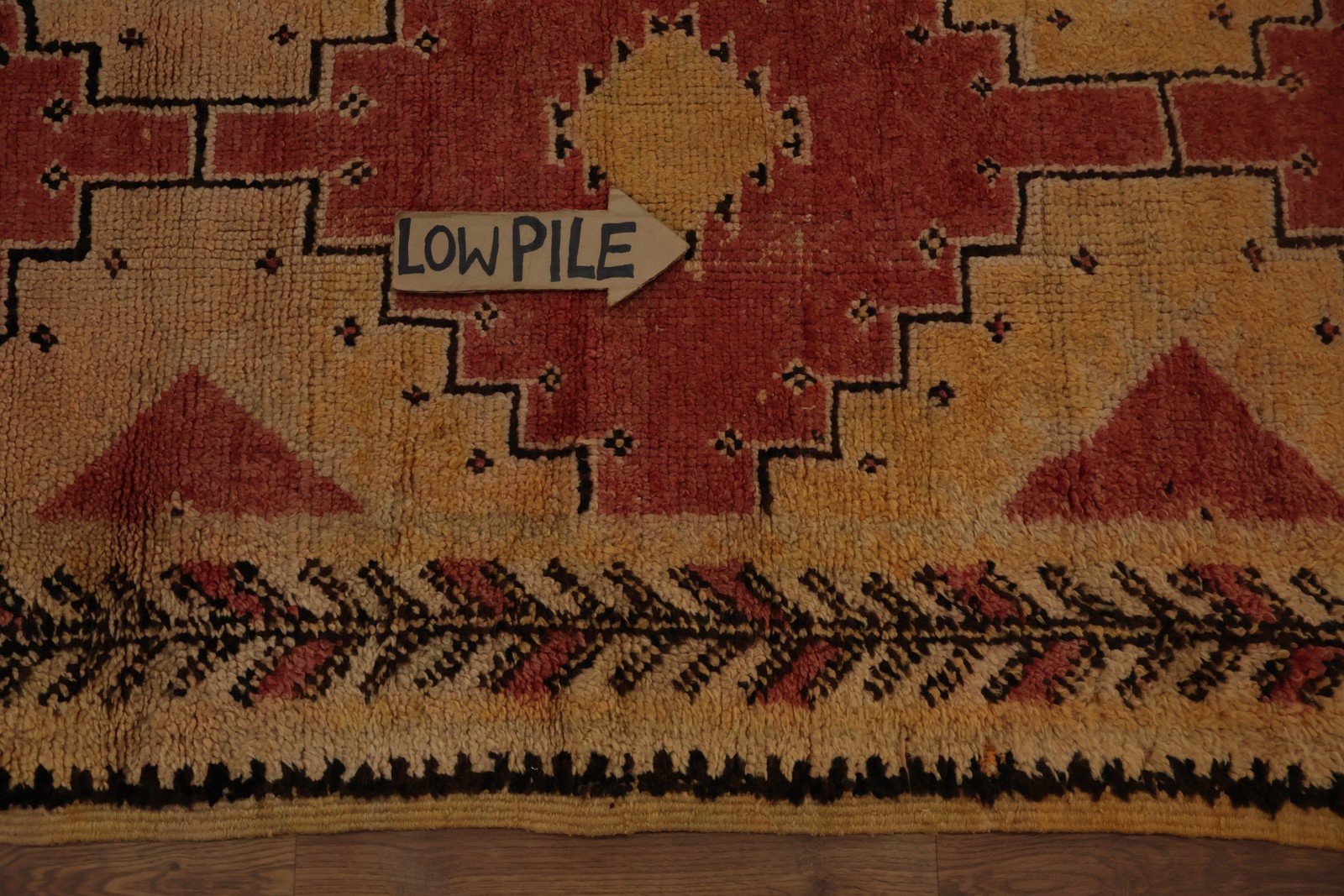 Tribal Moroccan Oriental Area Rug 5×11 Home Decor Handmade Semi-Antique Carpet