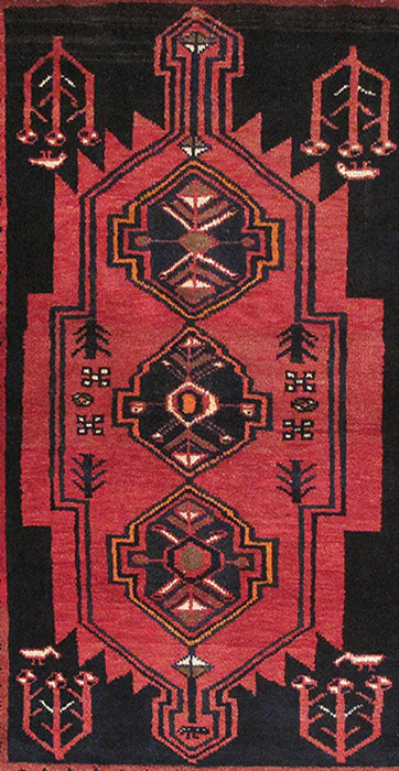 3.3 x 5 Irran Tribbal Village Rug Pink Red #PIX-82698