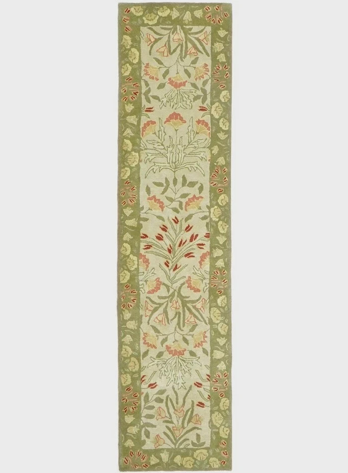 Multi Size Pottery Barn Adeline Area Rug | Hand Made Rug | 100% Wool Area Rug
