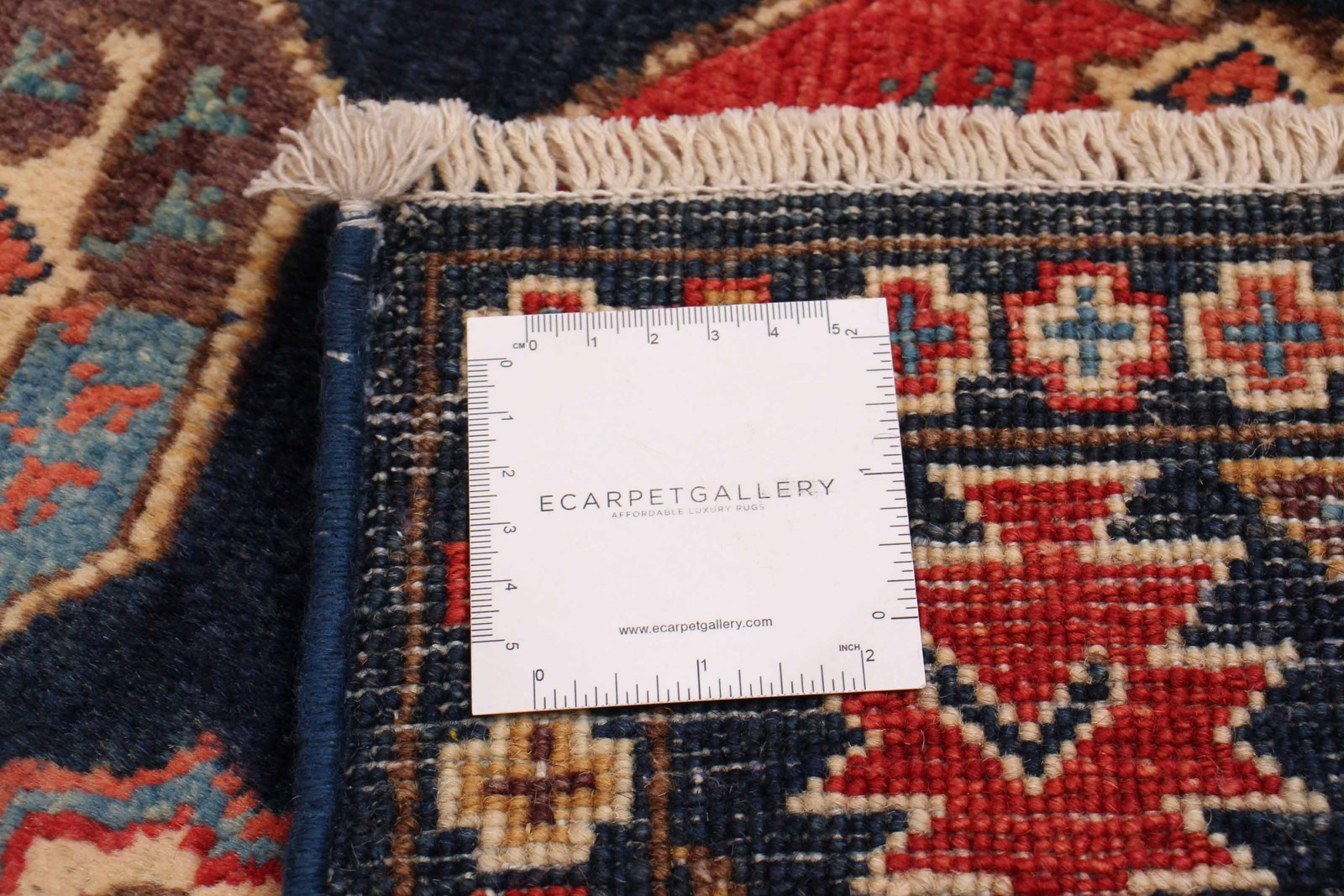 Traditional Dark Navy Hand-knotted Area Rug 3’10” x 6’0″ Oriental Wool Carpet