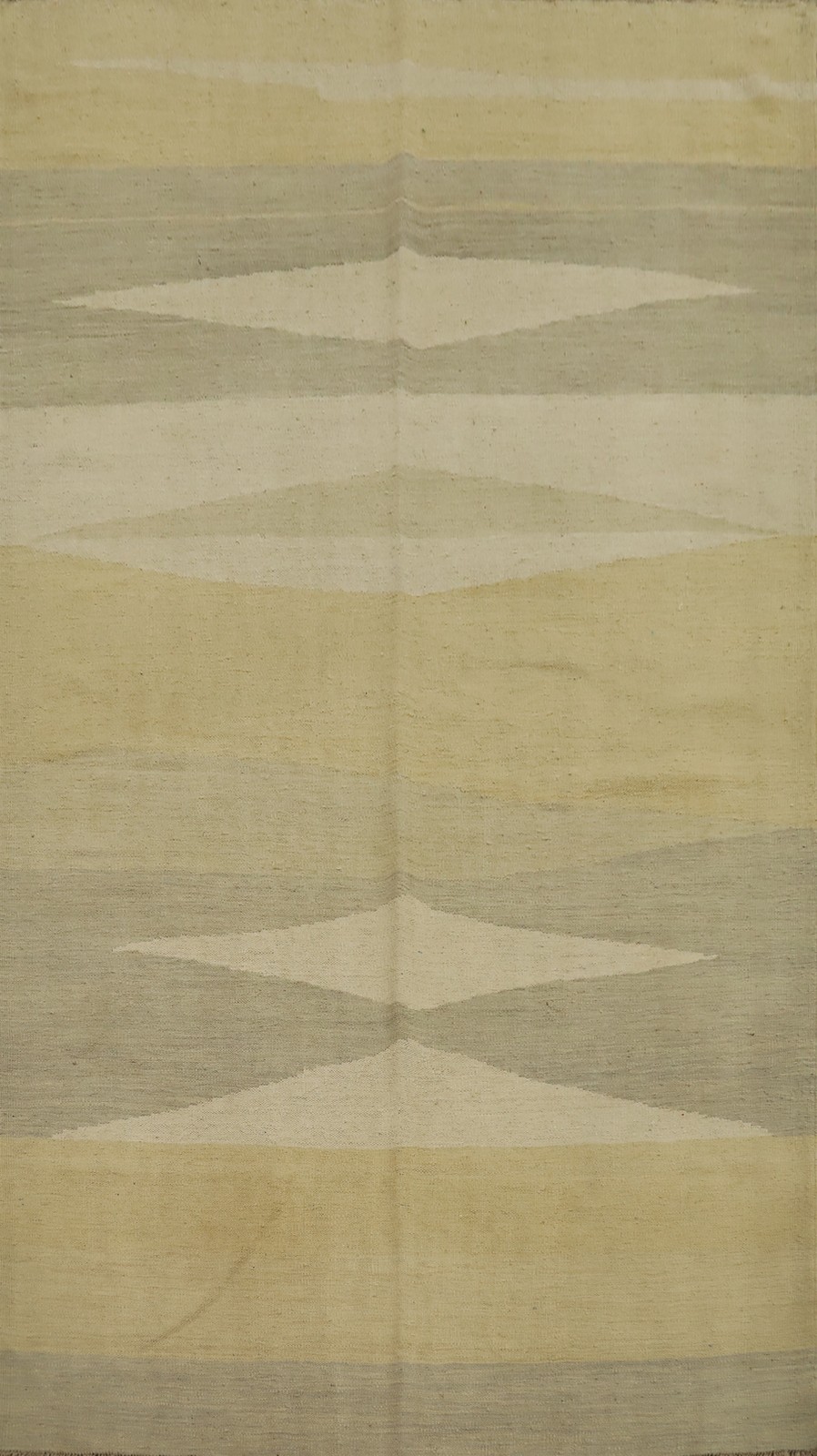 Contemporary Neutral Kilim Area Rug 5×8 Flat-weave Modern Style Carpet