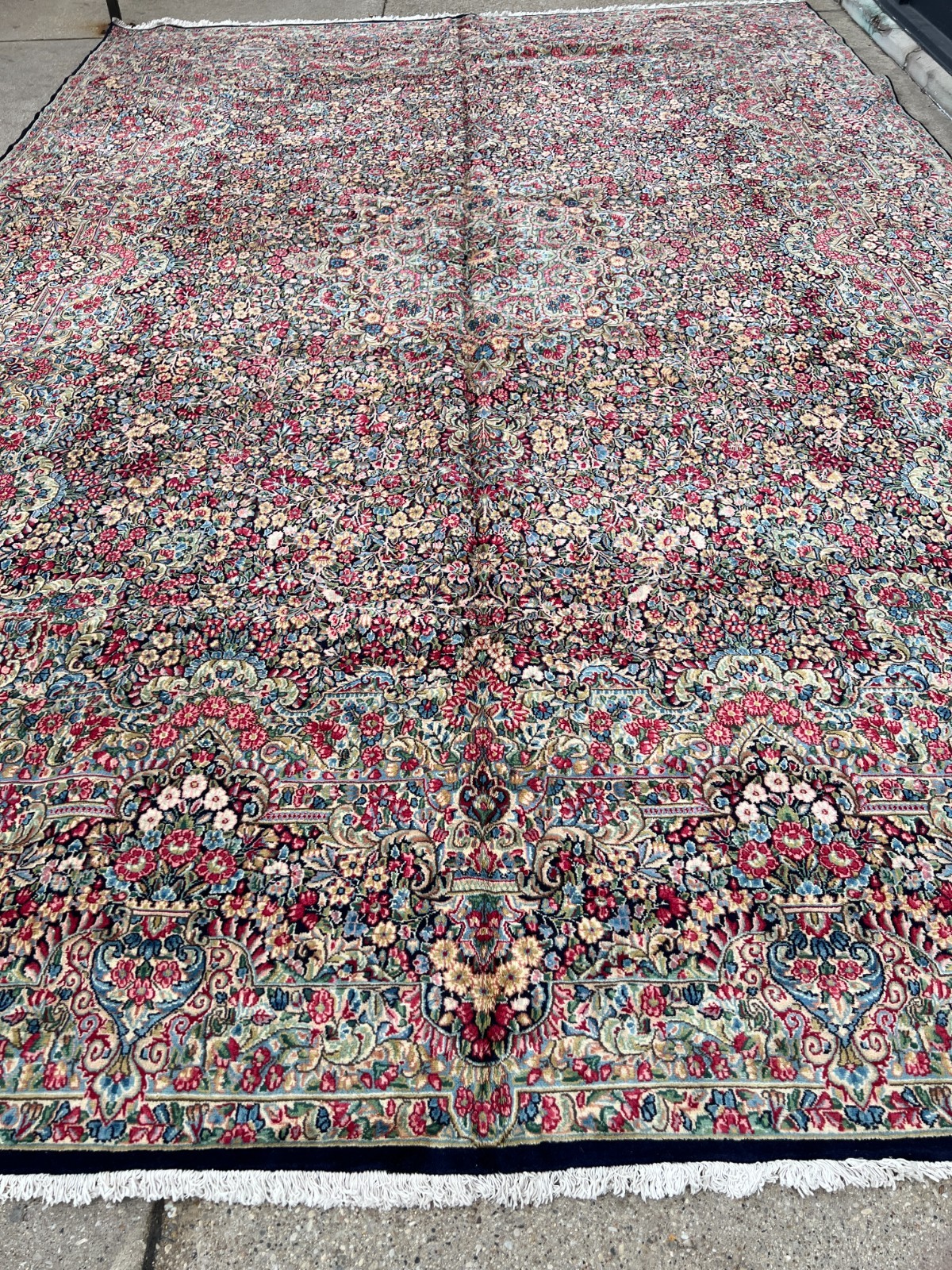 12’9″ x 19’2″ New Indian Floral Oriental Rug – Hand Made – 100% Wool