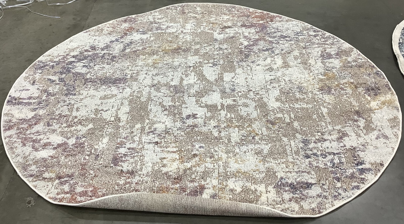 IVORY / BEIGE 6′-7″ x 6′-7″ Flaw in Rug, Reduced Price 1172679094 CRS318A-7R