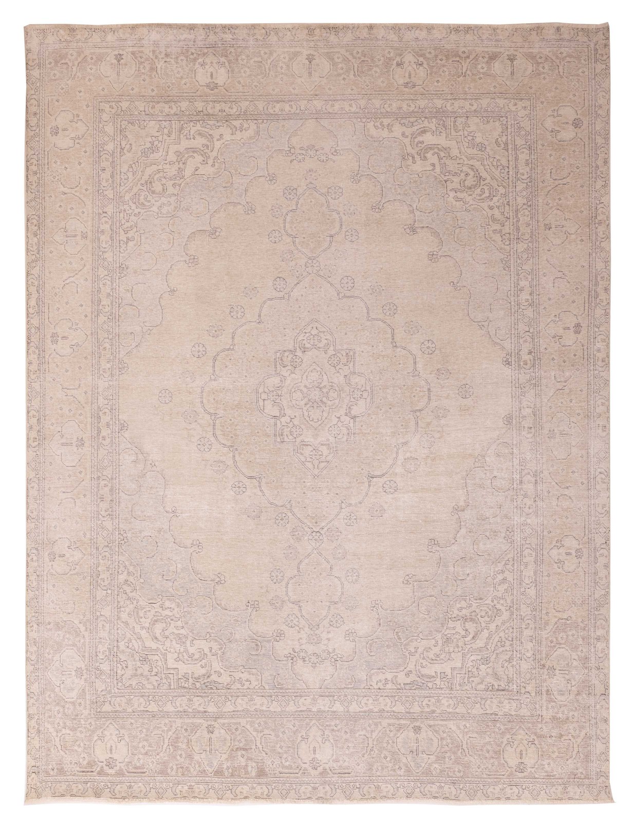 Vintage 9’4″ x 12’0″ Traditional Hand Knotted Vegetable Dye Wool Area Rug