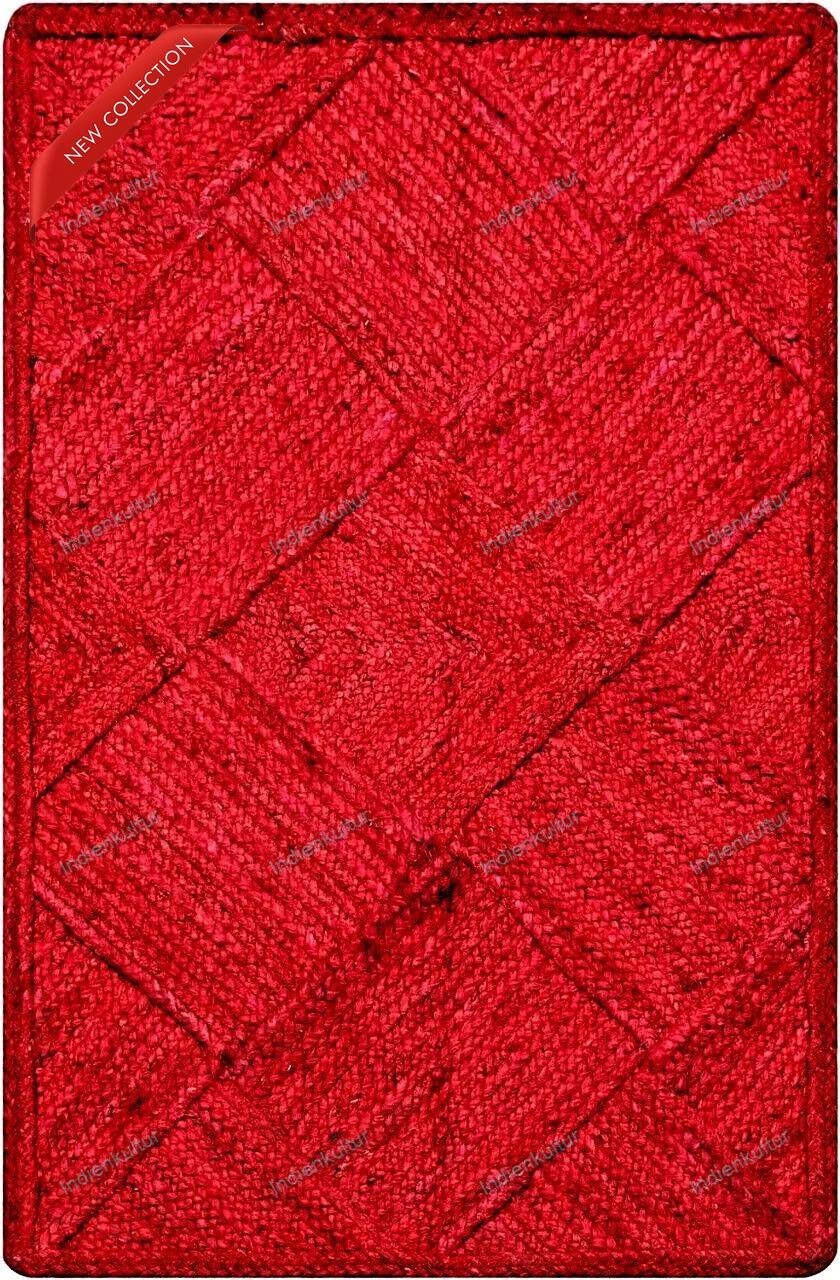 Handmade Indian Area Rugs Jute 4 x 7 Feet Boho Hand Woven Carpet