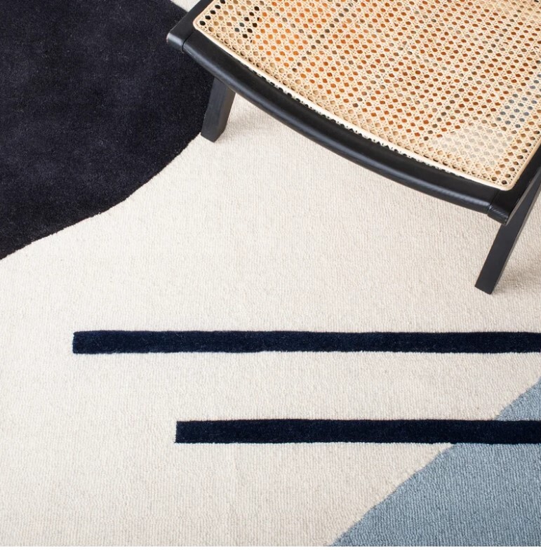 Hand Tufted Luxurious Wool Carpet Area Rug | Bedroom Living room| nature view