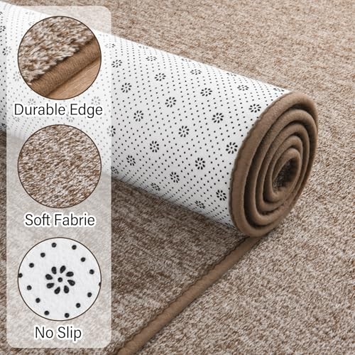Modern 2×6 Runner Rugs for Bedroom Living Room, Memory Foam Low-Pile Hallway