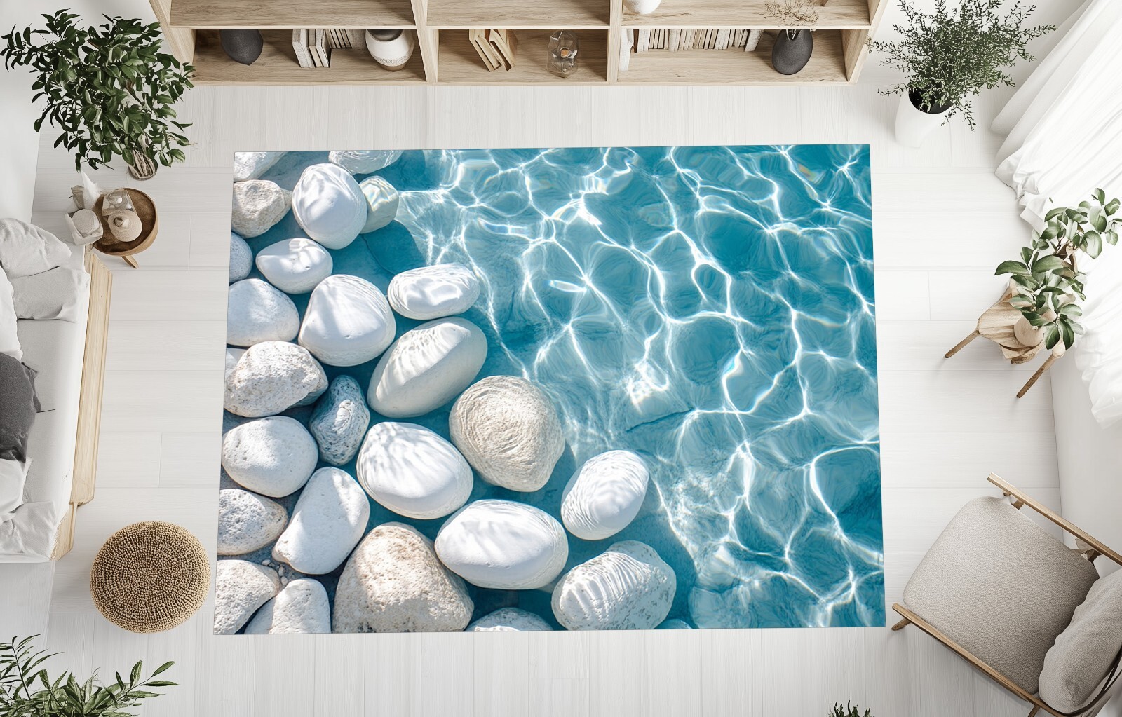 Beach Rug,Sea Rug,Clear Sea Rug,Sea Wave Rug,Seashells Rug,Sand Wave Rug,Sea