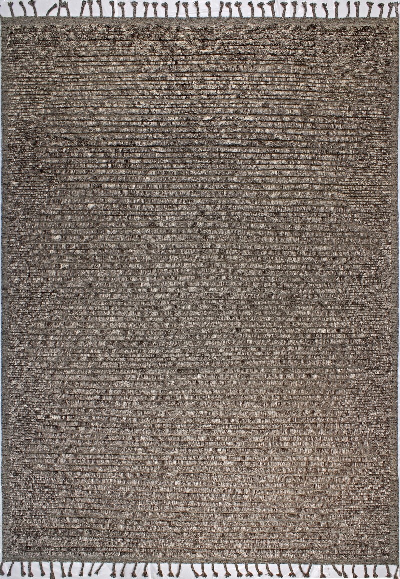 Large Wool Area Rug 10’0″ x 13’11” Handmade Moroccan Style #77707