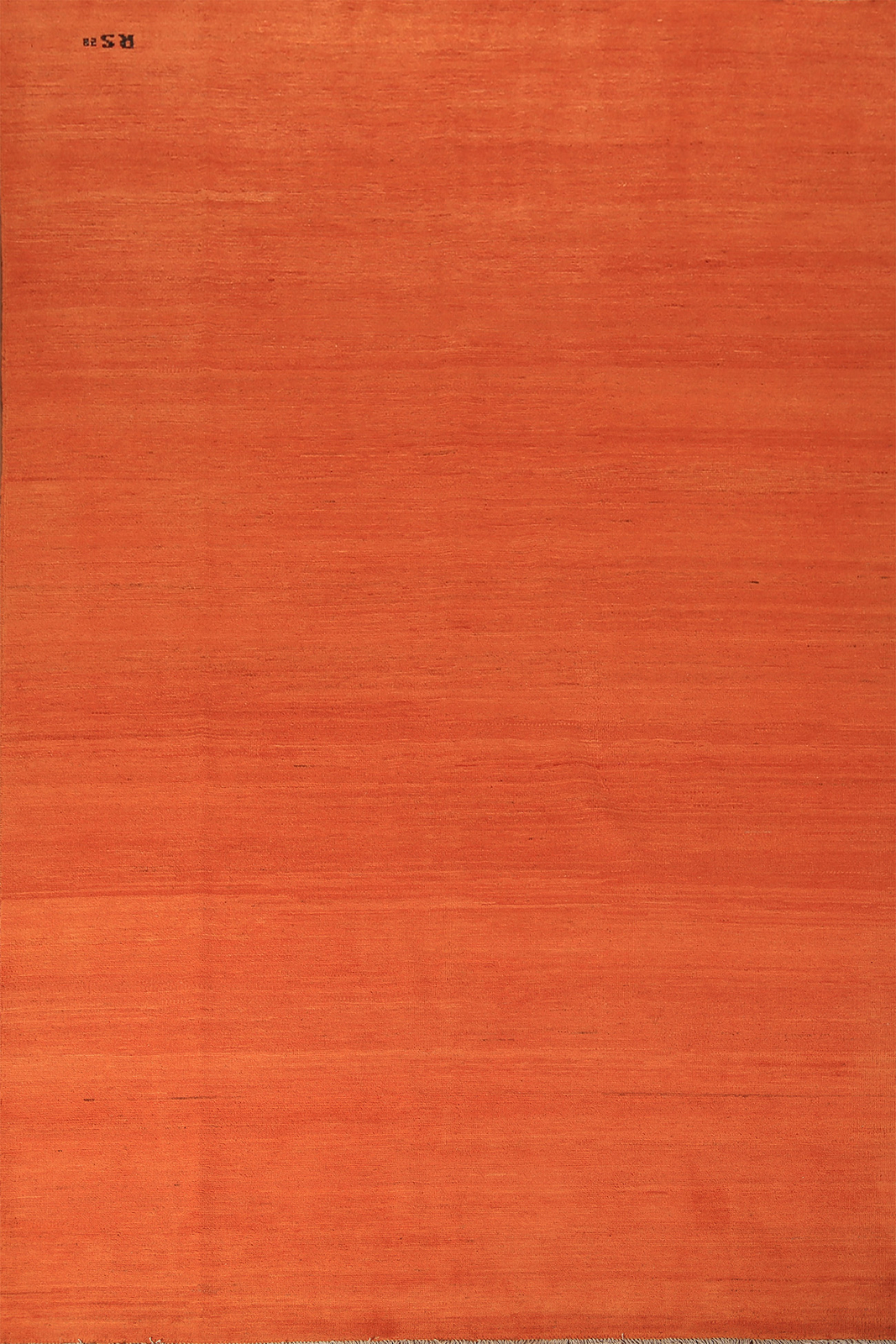 Handmade Gabbeh Solid Design Wool Modern Orange Rug- Exceptional Comfort” 7×9 ft