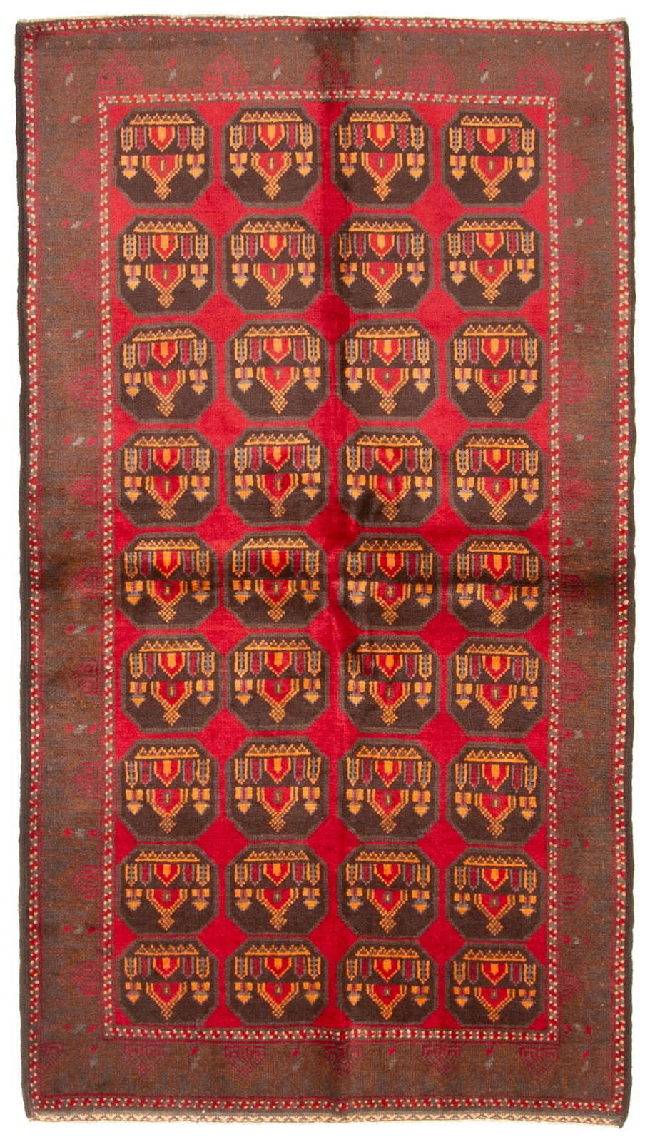 Traditional Vintage Hand-Knotted Oriental Carpet 3’4″ x 5’10” Wool Area Rug