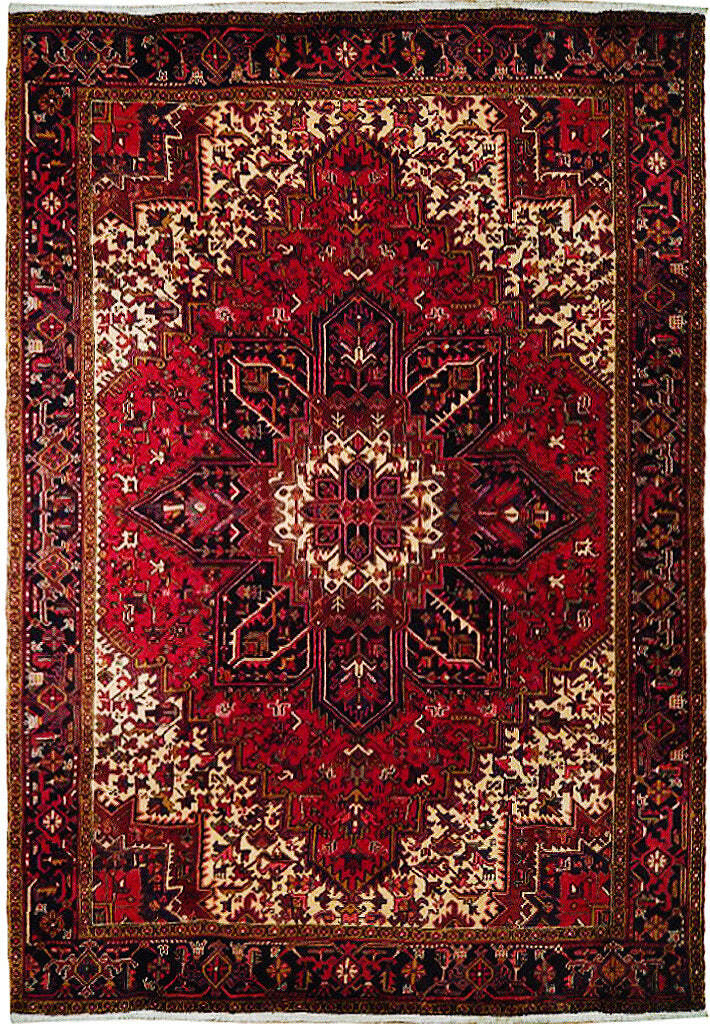 8×11′ Vintage Perssiaan Herriz Rug 73197