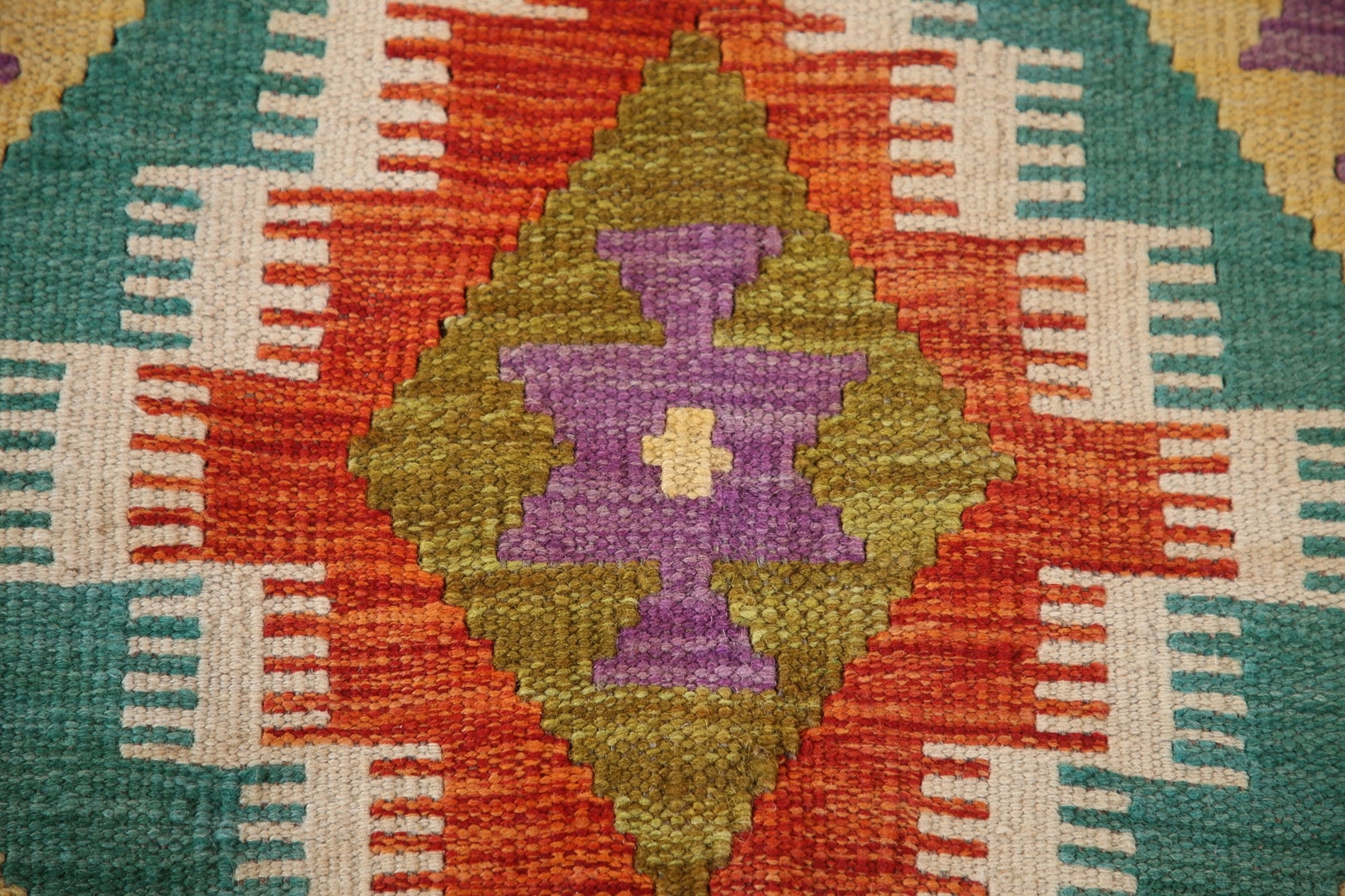 Kilim Kelim Handmade Rugs Flatweave Vibrant Geometric Wool Carpet 6×8 ft