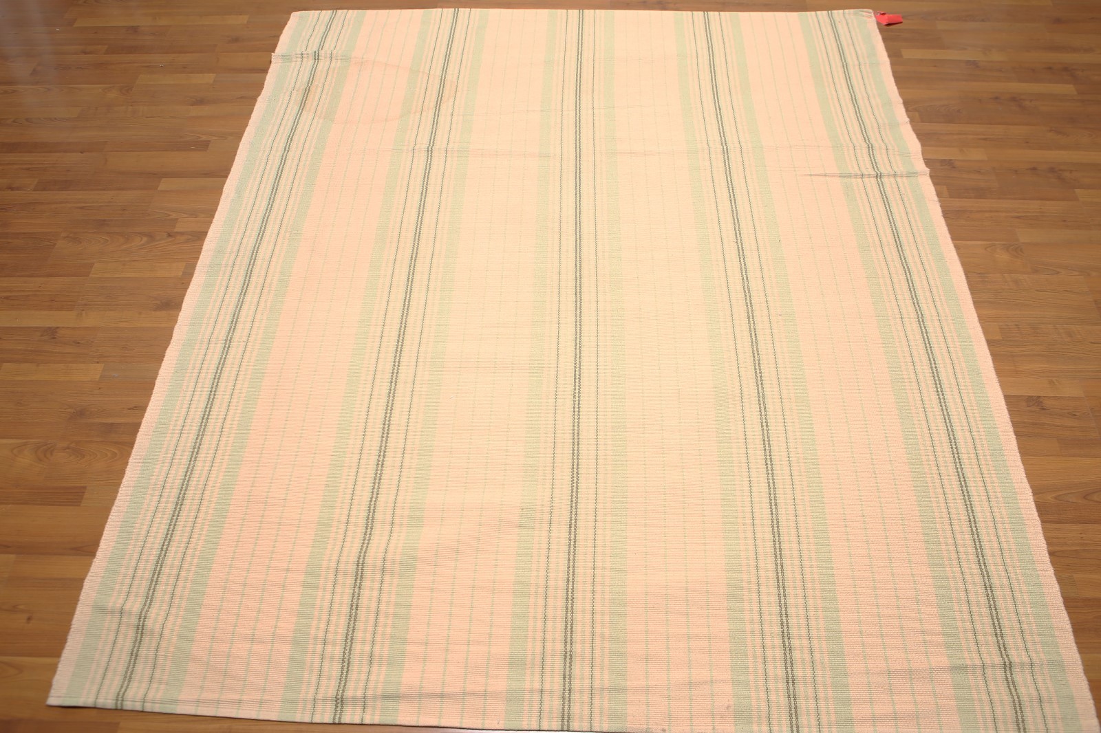6′ x 9′ Hand woven 100% Cotton Flat Pile Dhurry Area rug 6×9 Beige