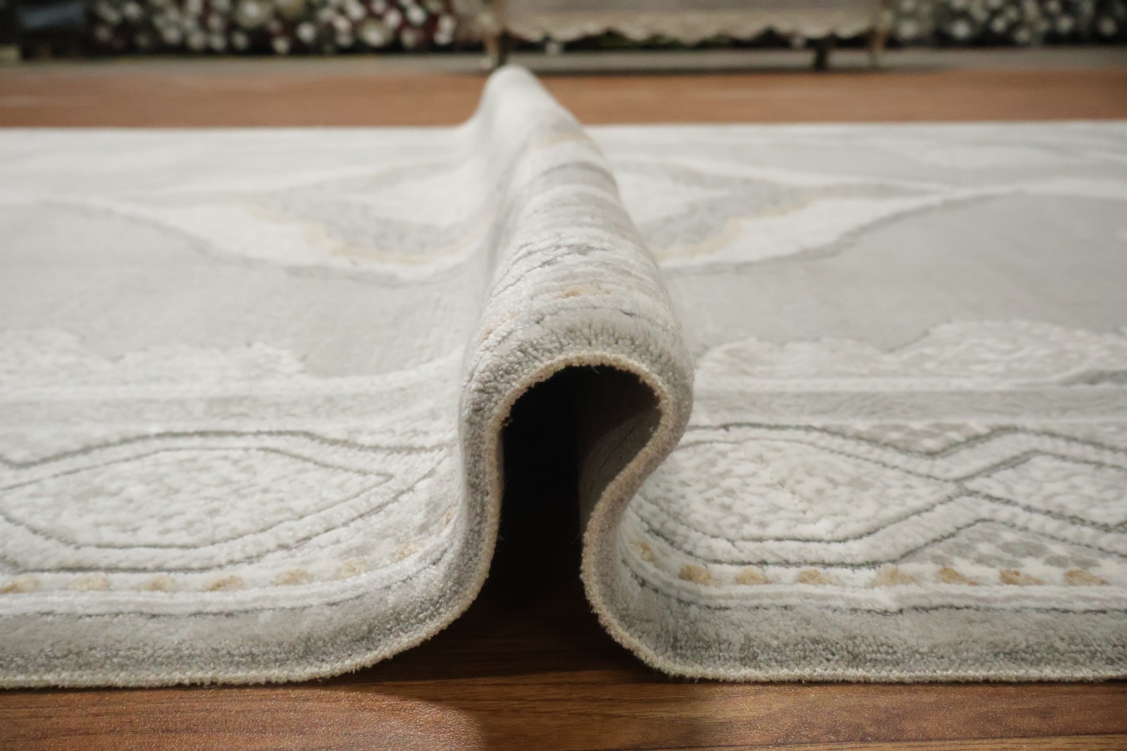 Geometric Elegance Rug 5×8 Ft Contemporary Modern Turkish Carpet Bedroom Rug