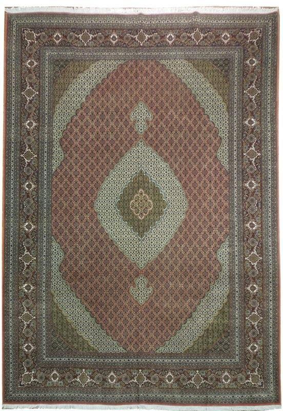 8’2 x 11’6 Perrsian Tabriiz Wool & Silk Rug Super High End 400+ KPSI Irran 16804