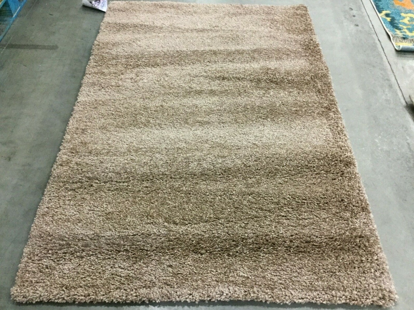 DARK BEIGE 4′ X 6′ Back Stain Rug, Reduced Price 1172645462 SG180-1414-4
