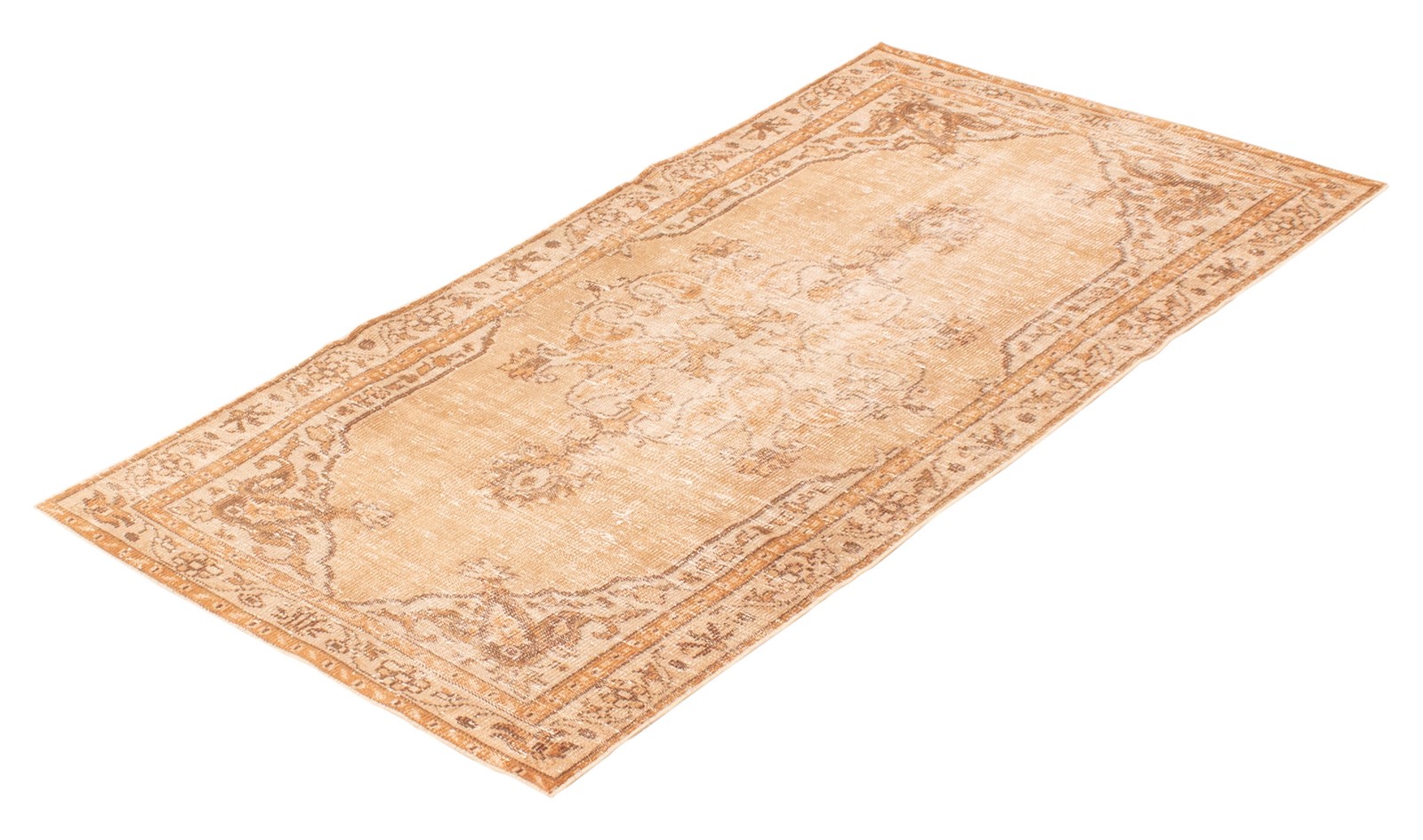 Vintage Traditional Hand-Knotted Area Rug 3’5″ x 6’6″ Oriental Wool Carpet