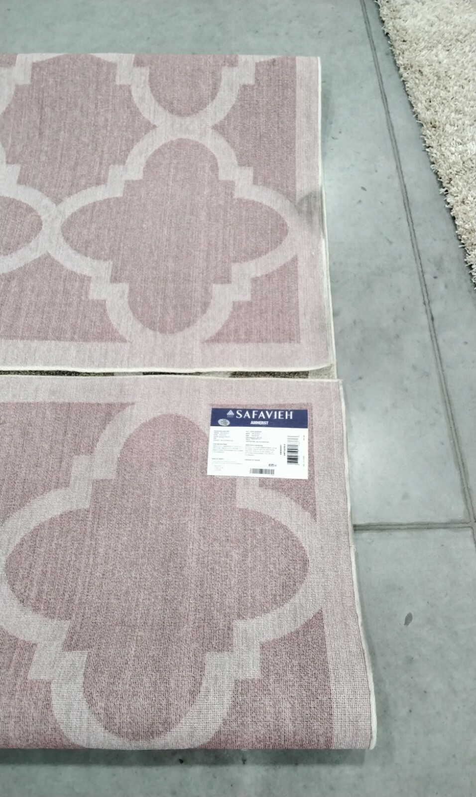 WHEAT / BEIGE 9′ X 12′ Stained Rug, Reduced Price 1172705059 AMT423S-9