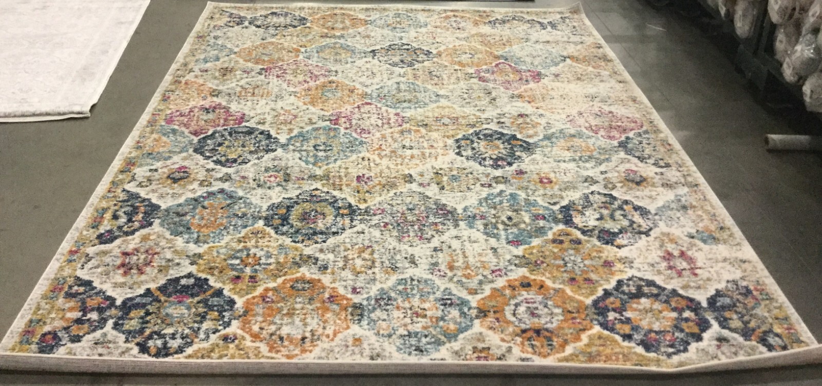 CREAM / MULTI 8′ X 10′ Flaw in Rug, Reduced Price 1172653856 MAD611B-8
