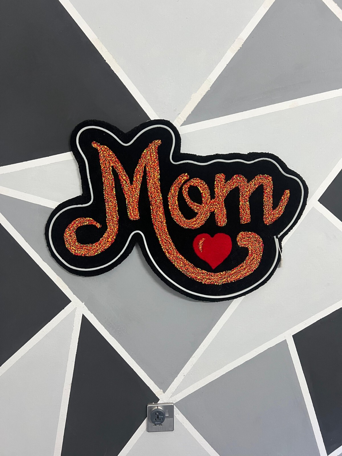 Mom Rug | Custom Size Rug | Handtufted Rug | 30 Inches Rug