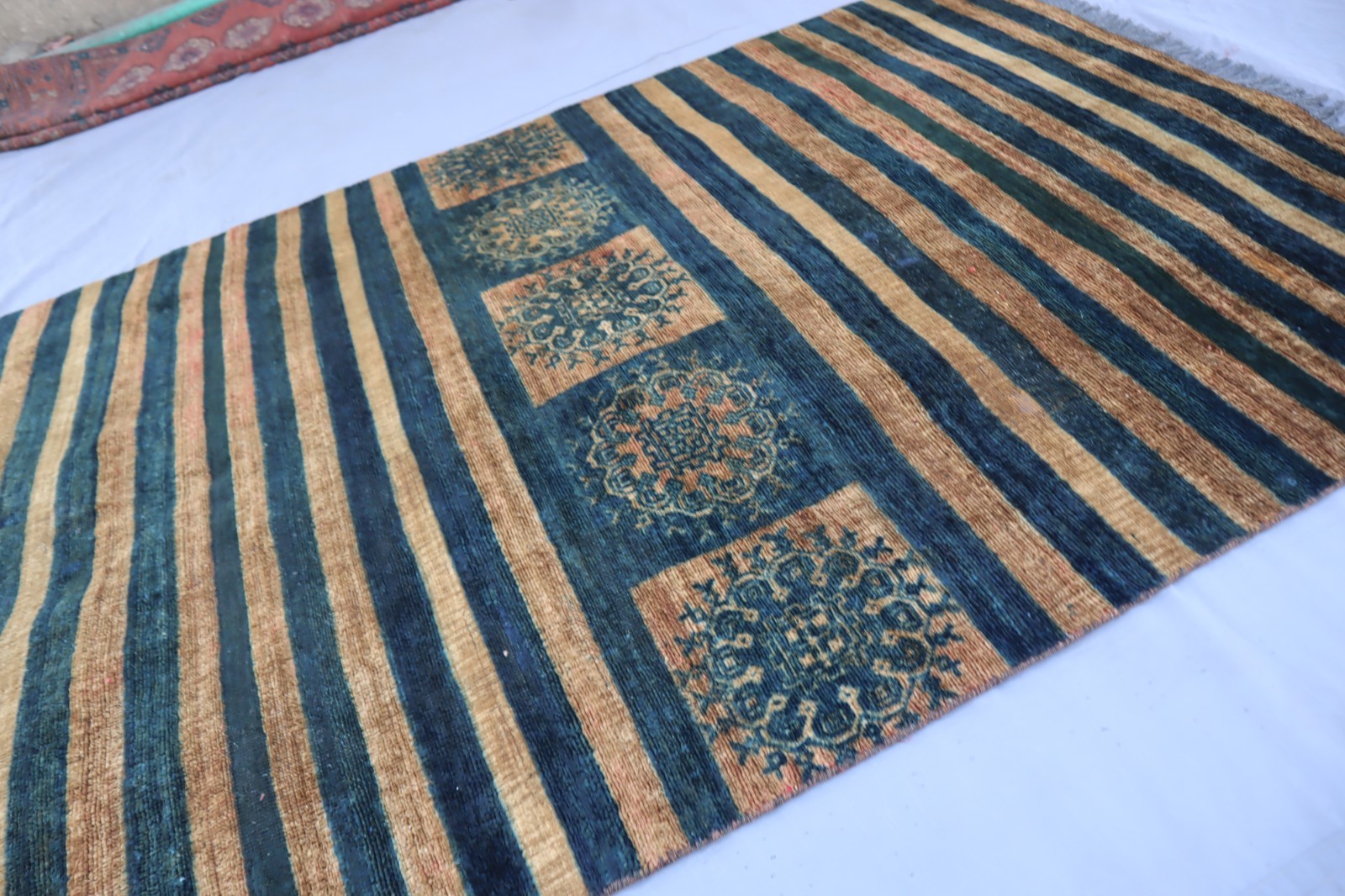 5’0x6’5 ft Afghan Vintage Rug, Handmade Rug, Oriental Rug, Rug For Birthday Gift