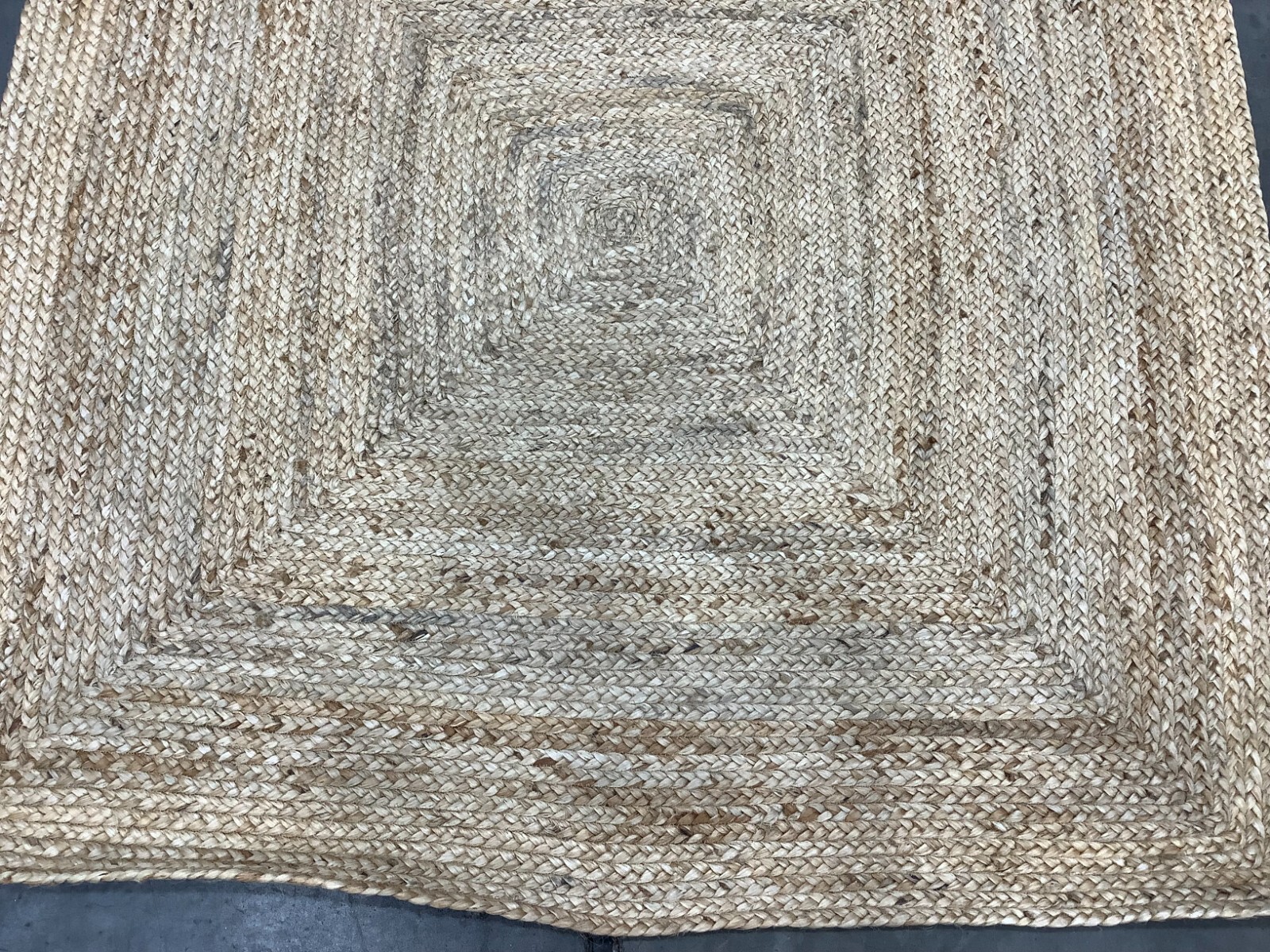 NATURAL 5′-0″ x 5′-0″ Broken Thread Rug, Reduced Price 1172681246 CAP252A-5SQ