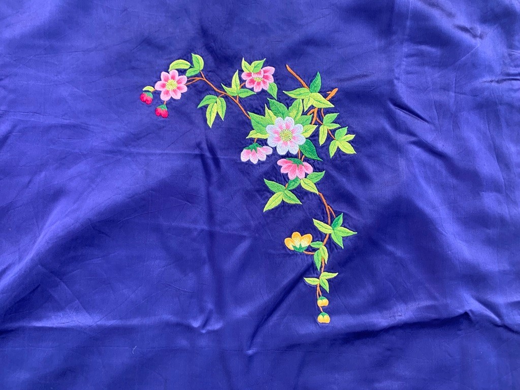 Antique Chinese Tablecloth,Embroidered Chinese Tablecolth 5×6 ft Free Ship