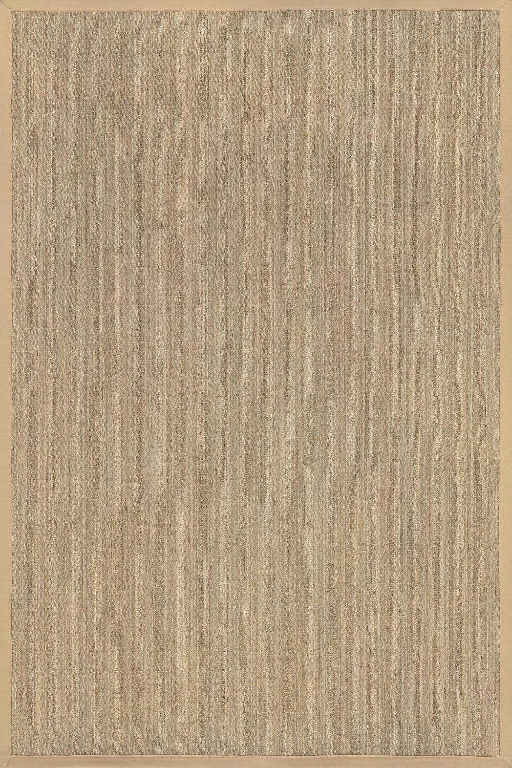 Elijah Beige/Natural, 2′ x 3′, Basketweave, Seagrass, Soft and Textured, High…