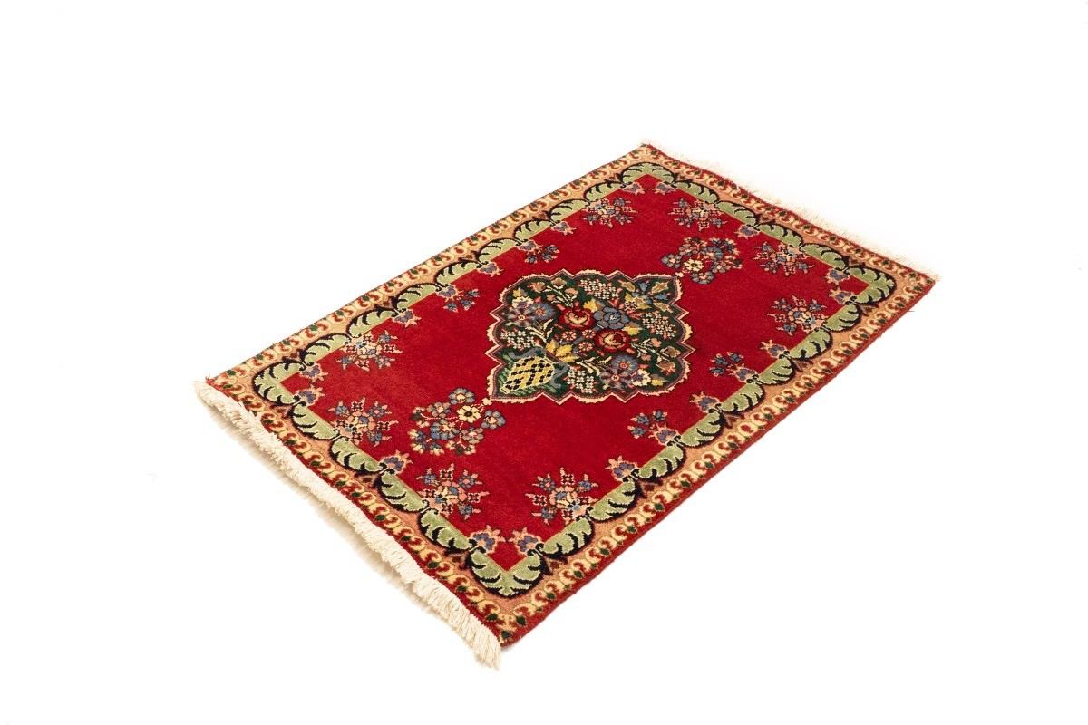 Hand-Knotted Vintage Medallion Floral Oriental Rug Small Decor Carpet 3X4’6 ft