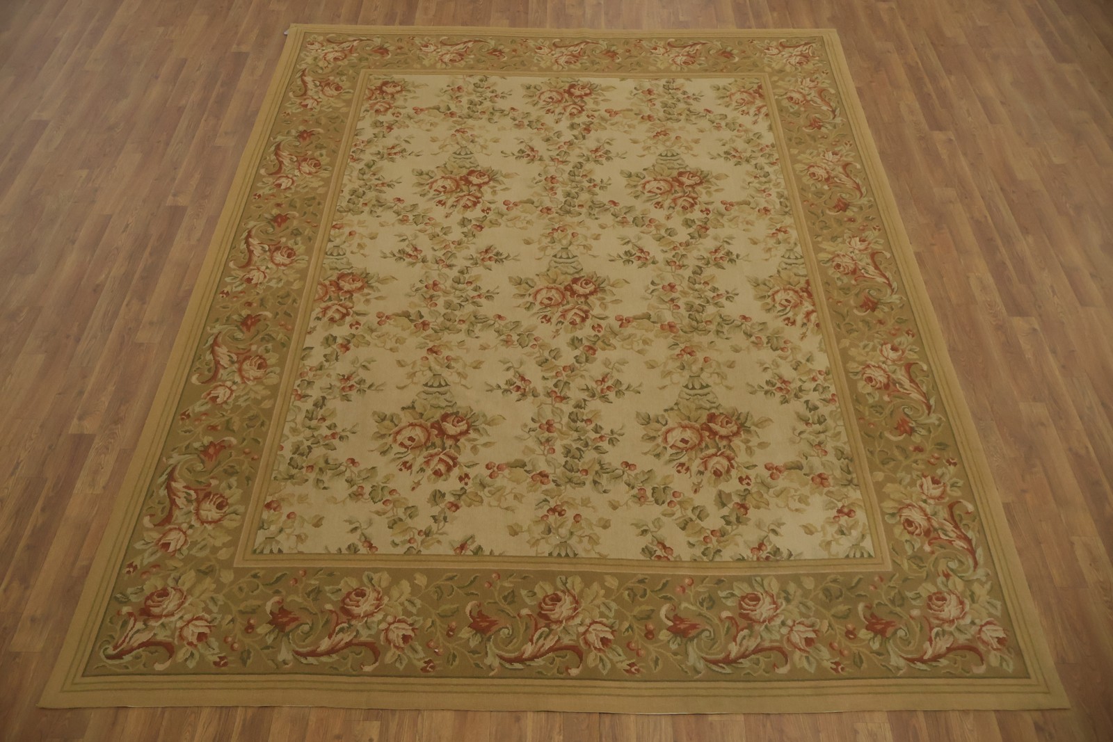 Aubusson Tapestry Chinese Area Rug 8×10 Needle-Point Handmade Room Size Carpet