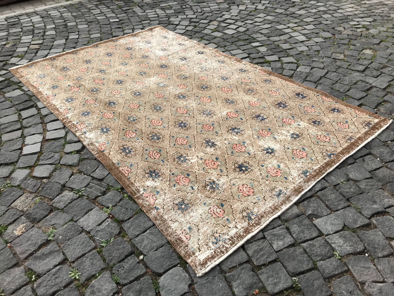 Handmade Rug Turkish Area Rug Vintage Rug Oushak Rug Antique Rug Bohemian Rug