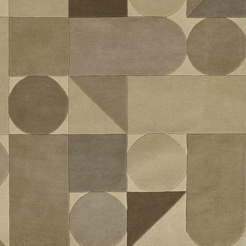 Luxury Hand Tufted Wool Rug Modern Geometric Abstract Area Carpet, Runner Rugs