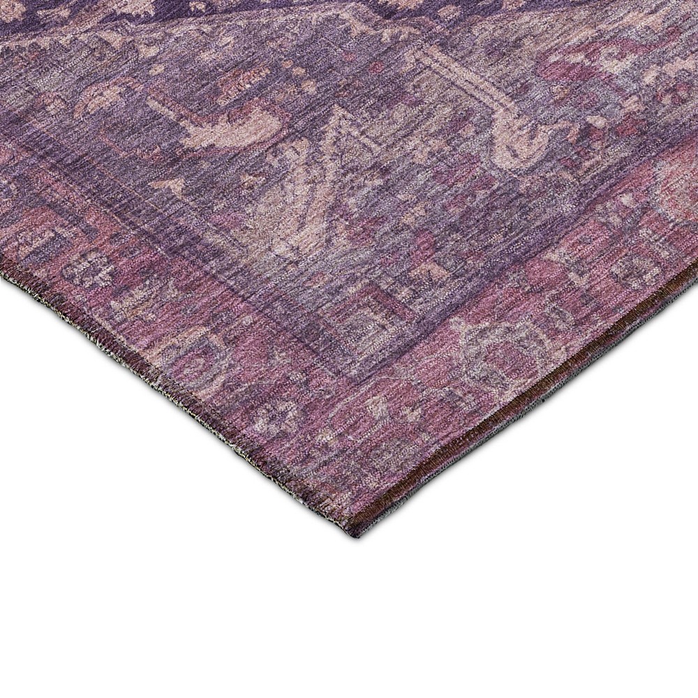 Dalyn Solace Modern Area Rug Polyester Transitional SL14-Eggplant Purple Carpet