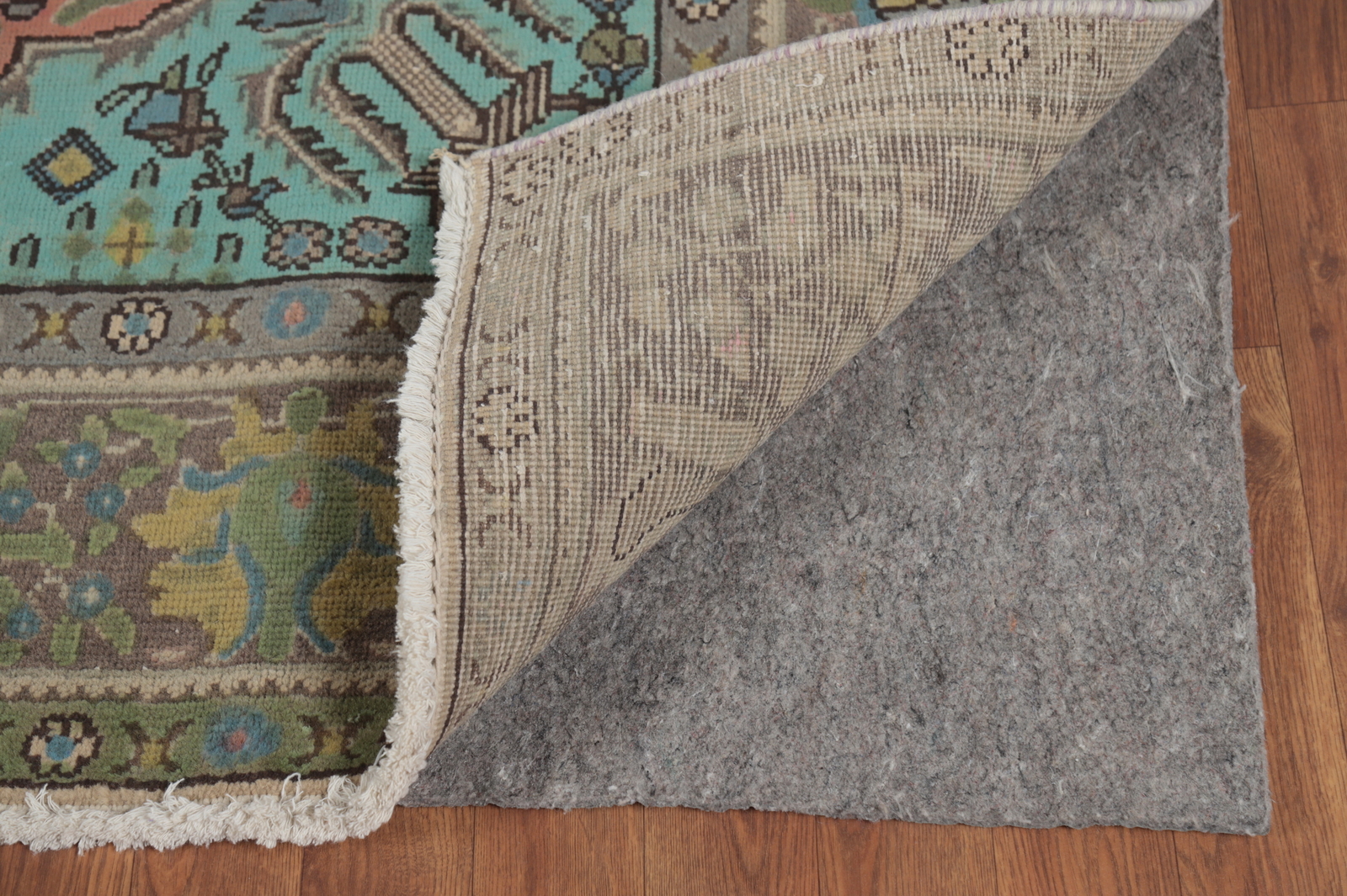Pink/ Brown Over-Dyed Wool Hand-knotted Traditional Living Room Area Rug 7×9